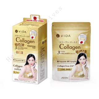 VIDA Collagen Gold(ทอง)[กล่อง10ซอง / ถุง100G.]