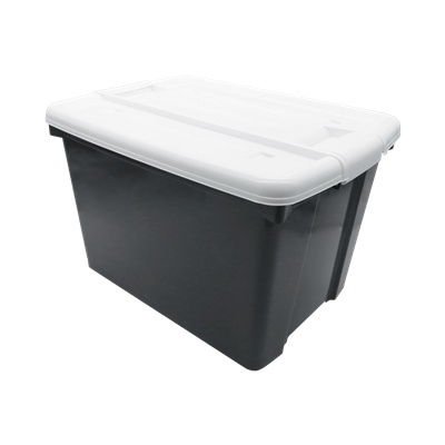 Therichbuyer KASSA HOME กล่องอเนกประสงค์และล้อเลื่อน ฝาล็อก KASSA HOME รุ่น API-4000S-B ขนาด 30 ลิตร