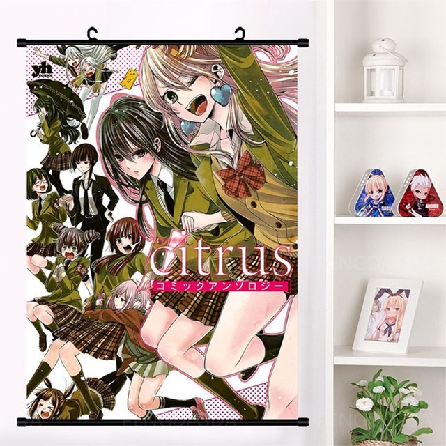 โปสเตอร์ติดผนัง ลายการ์ตูนอนิเมะ Citrus Aihara Yuzu Mizusawa Matsuri สําหรับตกแต่งบ้าน เก็บสะสม ราคา ถูกที่สุด ดีลบีเคเค แกลเลอรีภาพที่ 4