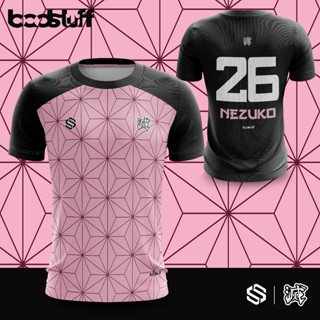 เสื้อยืด ลาย Demon Slayer Jersey Nezuko Kamado 3D ไซซ์ XXS-3XL