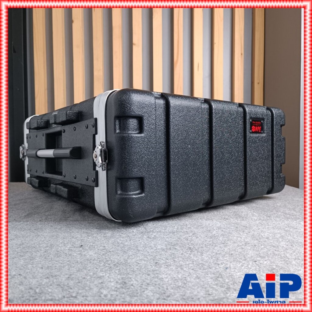 สีดำ NPE RC ABS4UL ลึก19นิ้ว RACK ABS 4U 19นิ้ว แร็คเครื่องเสียง กล่องเก็บเครื่องเสียง แร็คABS แร็ค 