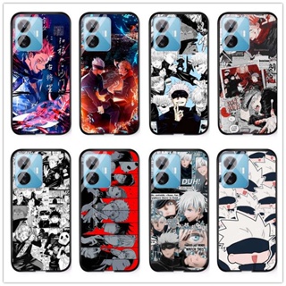 เคสโทรศัพท์มือถือกระจกนิรภัย แบบแข็ง กันกระแทก พิมพ์ลายอนิเมะ Jujutsu Kaisen Yuji Itadori Gojo Satoru สําหรับ vivo Y77 5g y76