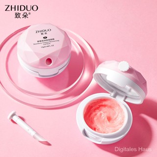 ลิปบาล์มZhiduo Strawberry Moisturizing Lip Mask บำรุงอย่างอ่อนโยนให้ความชุ่มชื้นและขจัดผิวที่ตายแล้วผลิตภัณฑ์ดูแลริมฝีปากในฤดูใบไม้ร่วงและฤดูหนาว sb3535