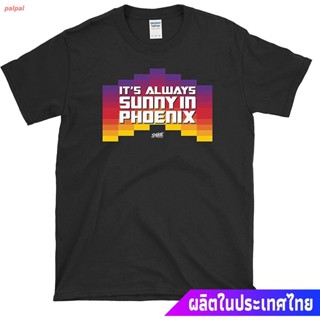 palpal เสื้อยืดแขนสั้น Phoenix Black Basketball Fans. Its Always Sunny In Phoenix Black T-Shirt (Sm-5X) Mens Womens T