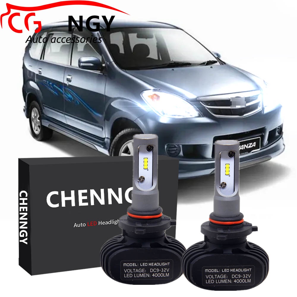 สําหรับ Toyota Avanza (F600) ปี 2003 - 2011 CG LED ไฟหน้า HeadLight Bulbs Kit เปลี่ยนชุดฮาโลเจน 2 ชิ