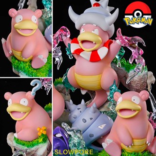 Figure ฟิกเกอร์ MFC Studio Pokemon Evolution of Slowpoke Slowbro โปเกมอน อีโวลูชัน อ็อฟ สโลว์โปก ยาโดรัน ยาดง งานปั้น