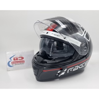 หมวกกันน็อค [แท้] Honda H2C Helmet Full Face Series - RACER (BLK) Size XL [APSTDHMFF3XLZD]