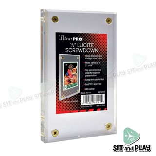 Ultra Pro - 1/2" Lucite Screwdown กรอบใส โชว์การ์ด แบบขันน็อต 4ด้าน