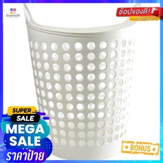 ตะกร้าผ้ากลม PIONEER 086200047 ขาวLAUNDRY BASKET PIONEER 086200047 WHITE