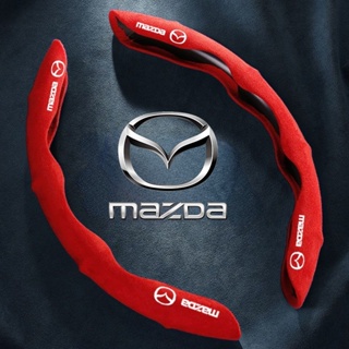 [ Mazda ] ปลอกหนังหุ้มพวงมาลัยรถยนต์ กันลื่น ระบายอากาศ ดูดซับเหงื่อ สําหรับ Mazda 2 3 6 CX3 CX5 MX5