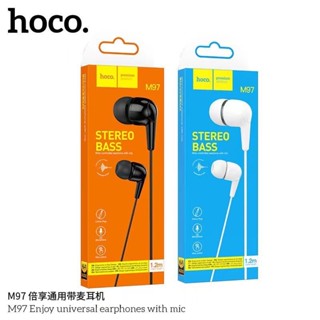 Hoco M97 หูฟัง​3.5mm เสียงดีแบสแน่น​ แท้100%