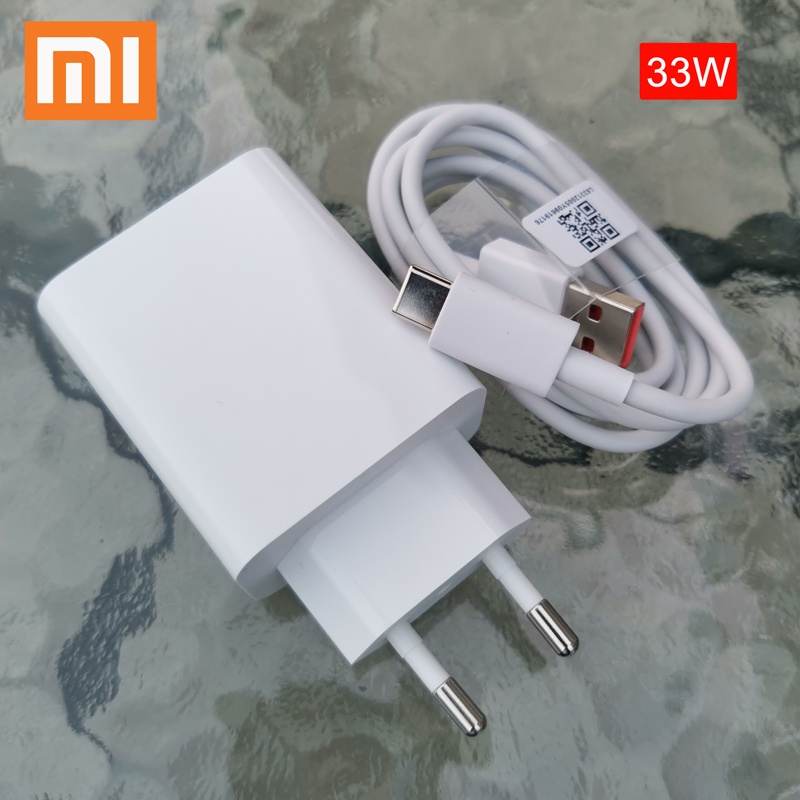 Xiaomi Redmi Note 10 9 Pro Fast Charger 33W turbo charge Type C For Mi 11 10 10T 9 Poco F3 X3 F2 Red