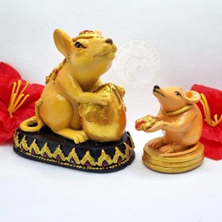 หนูมูสิกะสีส้มบริวารถวายพระพิฆเนศ สินค้าพร้อมส่ง