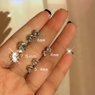 Fashion Pearl Crystal Stud Earring Set Simple Heart Triangle Star Earrings for Women Accessories Jewelry