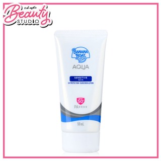 (แท้100%) Banana Boat Aqua Sensitive Skin UV Protection Sunscreen Lotion SPF 50+/PA++++ 50ml กันแดดสำหรับผิวแพ้ง่าย