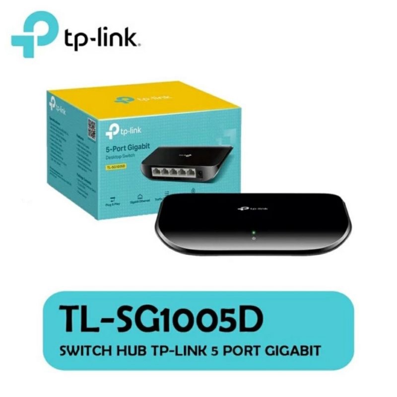 สวิตช์ฮับ TPLink 5 Port Gigabit TL-SG1005D