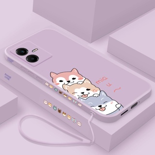 เคส Vivo Y22 Y22S Y16 Y15S Y15A Y01 Y01A Y35 Y02S Y17 Y15 Y12 Y12S Y20 Y20S Y12A Soft Case Lovely Dog GG