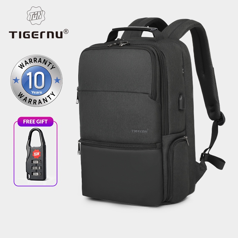 Tigernu 3905 กระเป๋าเป้สะพายหลัง ความจุสูง กันน้ำ สำหรับใส่แล็ปท็อป ขนาด 15.6 นิ้ว
