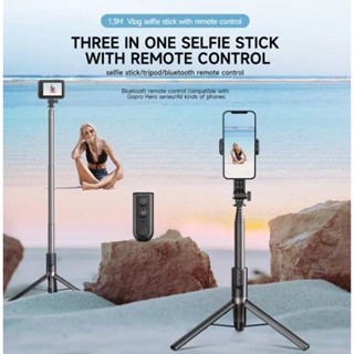 TELESIN 1.3m Bluetooth Remote Control Selfie Stick for GoPro/Phone พร้อมส่งในไทย