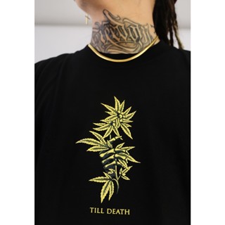 เสื้อยืดสําหรับผู้ชาย◕A.TILL DEATH (สีดํา) เสื้อยืด/เสื้อยืดท้องถิ่น/เสื้อยืดสําหรับผู้ชายและผู 8;&gt;