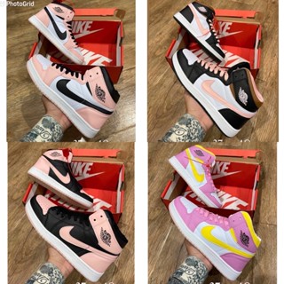 🏀รองเท้าผ้าใบน Air Jordon 1 Retro High  รองเท้าผ้าใบ  พร้อมส่ง