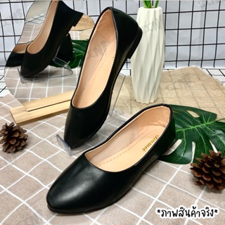 แจกโค้ด ”TRYN12SH” รับส่วนลด 40.- รองเท้าคัทชูหนังดำ คัทชูผู้หญิง รองเท้าทางการ นักศึกษา BUMEI  รุ่นP207 ไซส์37-41 #6