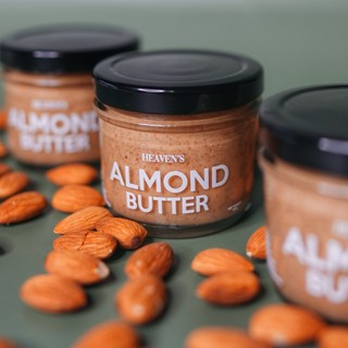 เนยถั่วอัลมอนด์คลีน 100% HEAVENS Almond Butter CLEAN 100%