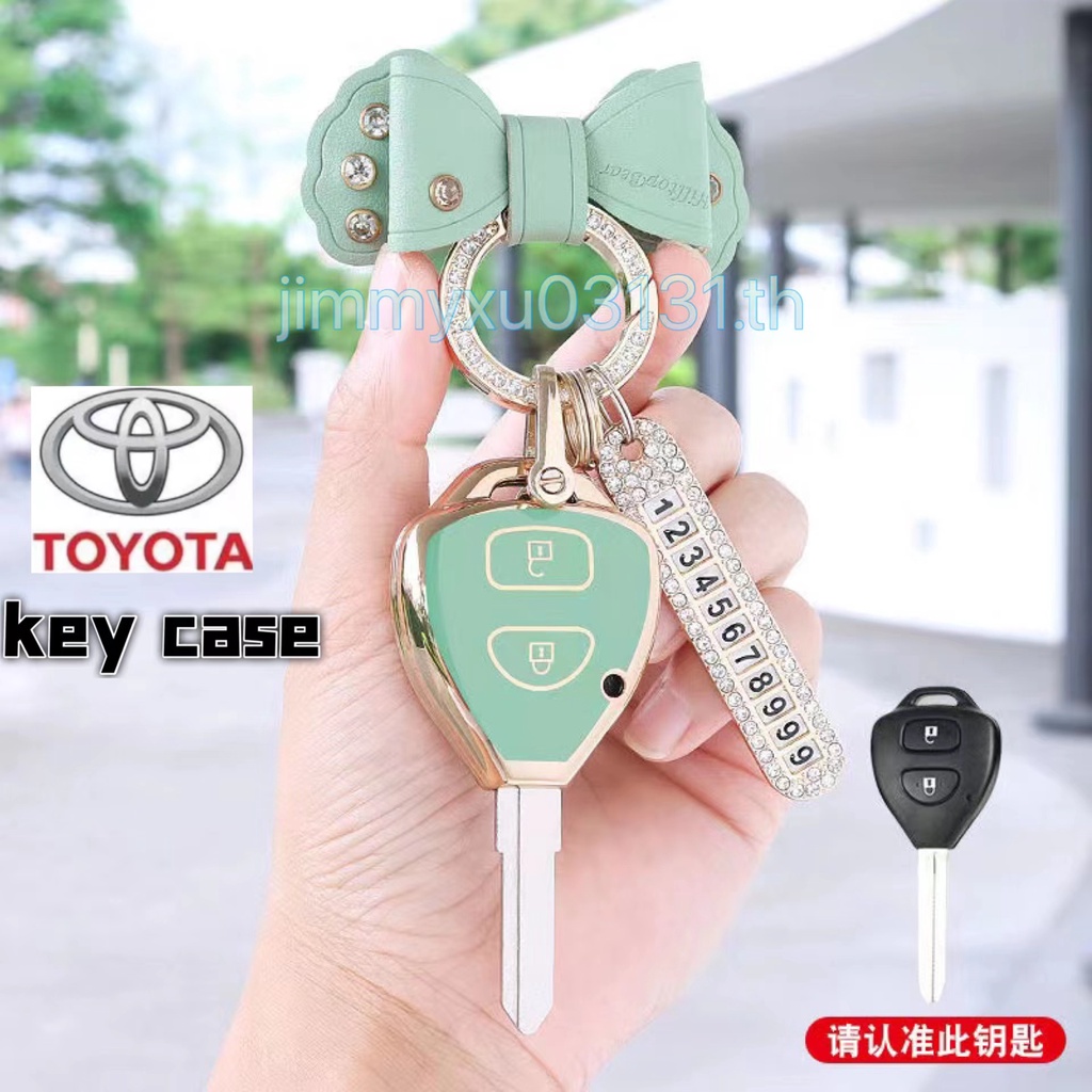 เคสรีโมตกุญแจรถยนต์ สําหรับ Toyota altis revo vios yaris fortuner computer camry prius vigo key