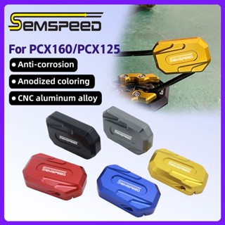 【SEMSPEED】ขาตั้งรถจักรยานยนต์ Cnc พร้อมโลโก้ PCX สําหรับ Honda PCX 160 125 2021-2023