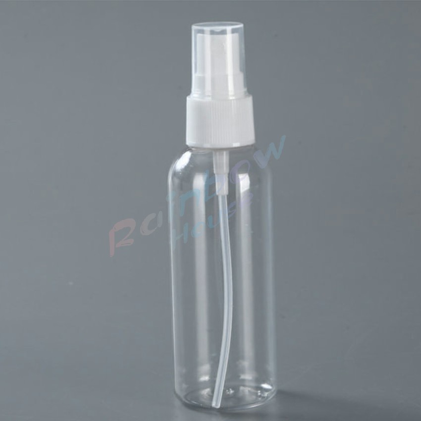 Rainbow ขวดสเปรย์ สีใส ขวดใส่สเปรย์พกพา ขวดสเปรย์น้ำหอม มี ขนาด 30 50 100 มล  Transparent spray bottle
