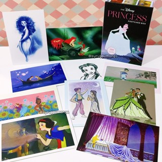 📮Disney Princess✨โปสการ์ด เจ้าหญิงดิสนี่ย์ 100 Collectible Postcards