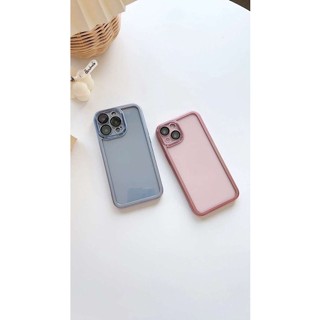 สอบถามก่อนกดสั่ง เคสใส เคสขอบสี เคสใสขอบสี เคสโทรศัพท์ เคสสีชมพู เคสสีฟ้า เคสเมทาลิค ขอบเมทาลิค เคสนิ่ม