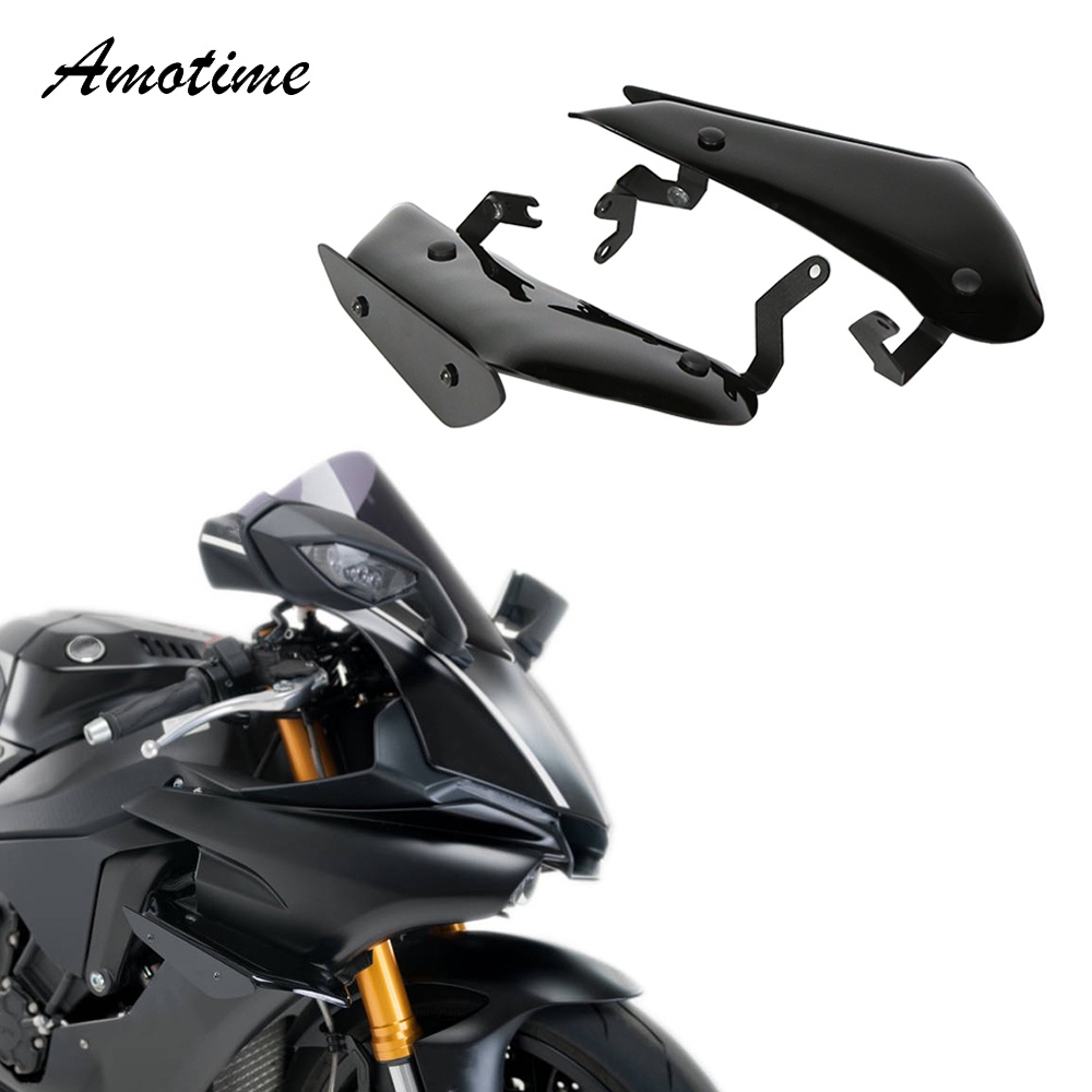 For YAMAHA YZF-R1 YZF R1 2015-2019 Motorcycle Fairing Parts Aerodynamic Wing Kit Fixed Winglet Fairi