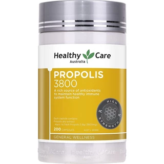 Healthy Care Ultra Premium Propolis 3800mg 200 Capsules พรอพโพลิส สารสกัดจากรังผึ้ง