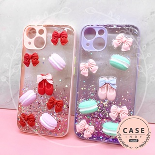 เคส Vivo Y12/Y15/Y17 Y21(2021)เคสมือถือ TPU ขอบสีกันกล้อง กากเพชรกริตเตอร์ไล่สีติดอไหล่มาการอง