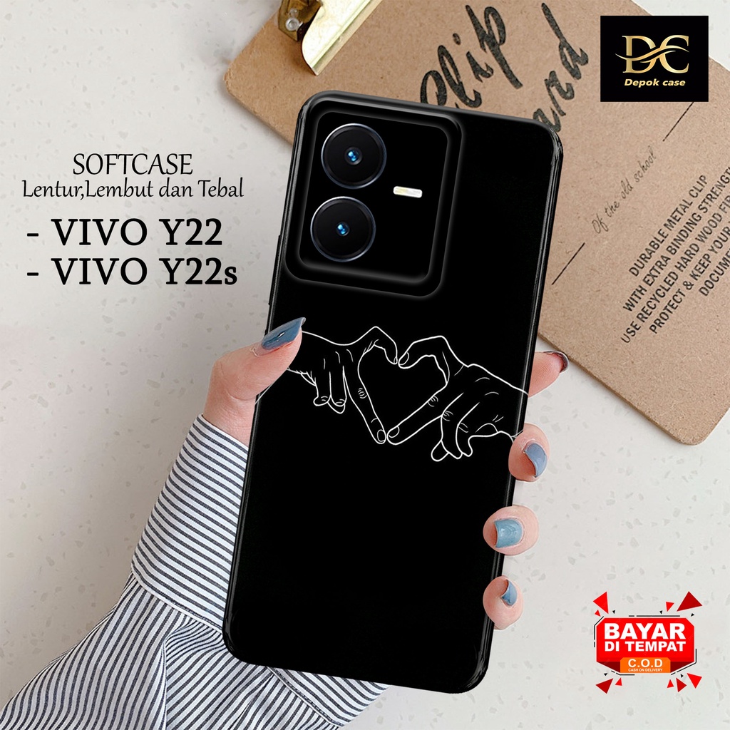 HP เคส Vivo Y22 / Y22s ล่าสุด - เคสแฟชั่น LOVE - เคสโทรศัพท์ Vivo Y22 / Y22s ล่าสุด - เคส Vivo Y22 /