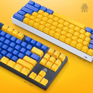 EGA TYPE MGKC3 Keycaps คีย์แคปแป้น ไทย / แป้น อังกฤษ วัสดุ PBT  มี 106 ปุ่ม ไฟทะลุทุกตัว ใส่กับคีย์บอร์ดแมคคานิคอลได้