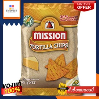 Mission Cheese Flavoured Tortilla Chips 170g/มิชชั่น แป้งตอร์ติญ่า ชิปส์ รสชีส 170gMission Cheese Flavored Tortilla Chip