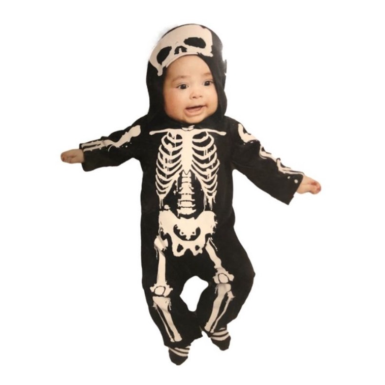 ชุดแฟนซี คอสตูม เด็ก Halloween Baby Skeleton Halloween Costume Jumpsuit - Hyde & EEK.