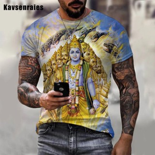 เสื้อยืดลําลอง แขนสั้น คอกลม พิมพ์ลาย Hindu God Lord Shiva5 3D พลัสไซซ์ แฟชั่นสําหรับผู้ชาย และผู้หญิง