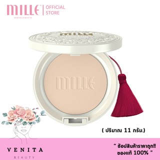 (ตลับจริง) Mille Super Whitening Gold Rose Pact​ 11g. SPF48 PA++ แป้งพับ ซุปเปอร์ ไวท์เทนนิ่ง โกลด์ โรส แพค ( 11g.)