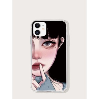 เคสโทรศัพท์ไอโฟน(iphone)พิมพ์ลายรูปเด็กผู้หญิง