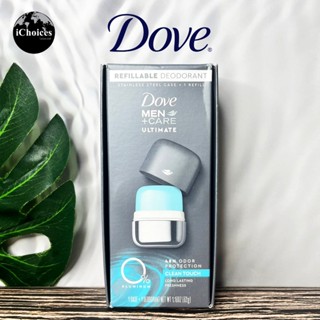 [Dove] Men+Care Ultimate Refillable Deodorant 1Case + 1 Refill, Clean Touch 32 g โดฟ ผลิตภัณฑ์ระงับกลิ่นกาย