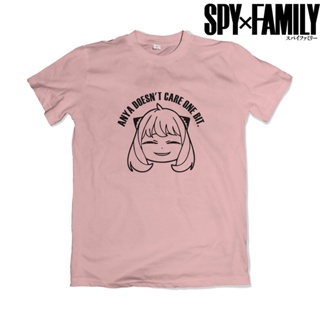 เย็นอะนิเมะ Spy ครอบครัว Tshirt Anya ปลอมไม่ดูแลรอยยิ้มอะนิเมะท็อปส์ซูสบาย ๆ เสื้อยืดหลวมเสื้อย n?J