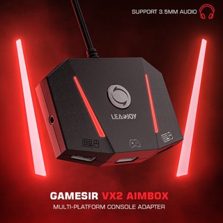 Leadjoy VX2 AimBox อะแดปเตอร์แปลงพอร์ตเสียง 3.5 มม. สําหรับ Nintendo Switch Xbox Series X S Xbox One PS4 PS5