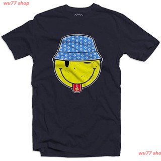 Tee wu77 shop 2021 เสื้อยืดพิมพ์ลาย Bucket Head LSD Acid House Dance Rave สําหรับผู้ชาย discount