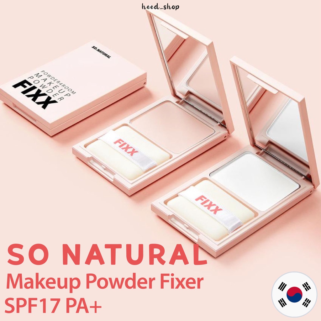 [SO Natural] Makeup Holding Finish Powder Fixer SPF17 PA+ (6g)