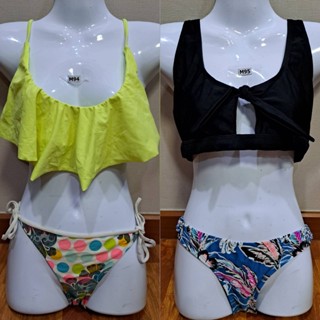 Size M ชุดว่ายน้ำ วันพีช ทูพีช บิกินี่ (Bikini) ชุดว่ายน้ำผู้หญิง นำเข้า ราคาถูก (ไม่มีฟองน้ำ)