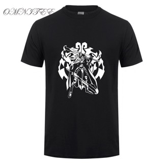 เสื้อยืดสีขาวผู้ชาย - Omni นเรศวรนเรศวรพิมพ์มังงะของขวัญความคิดพิเศษสําหรับเสื้อยืดคลาสสิกการ์ตูนโบ