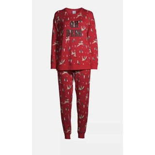 กางเกงนอน SECRET TREASURES SLEEPWEAR ลายกวาง+ต้นคริสมาส เนื้อผ้านิ่มมาก ปลายขาจั้ม ขอบเอวยางยึด สินค้าพร้อมส่ง มีหลายไซด